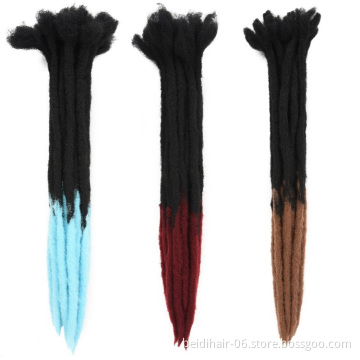 Short Dreadlock Crochet Locs Synthetic Dread Locks Braiding Hair Extensions